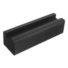 2Pcs Black Wood Mirror Stand Anti-Slip Full Length Holder for Display