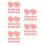 150Pièces Bouchons Oreilles Silicone Rose Multisports Natation 6