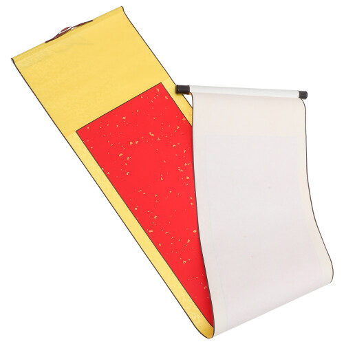 2Pcs Premium Aged Paper Scrolls for Chinese Calligraphy and Wall Art 1