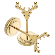 10Pcs Lightweight Golden Stainless Steel Menu and Photo Table Stands
