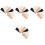 32Pcs 7 Hook Bra Extenders Stainless Steel Polyester Assorted Colors 4
