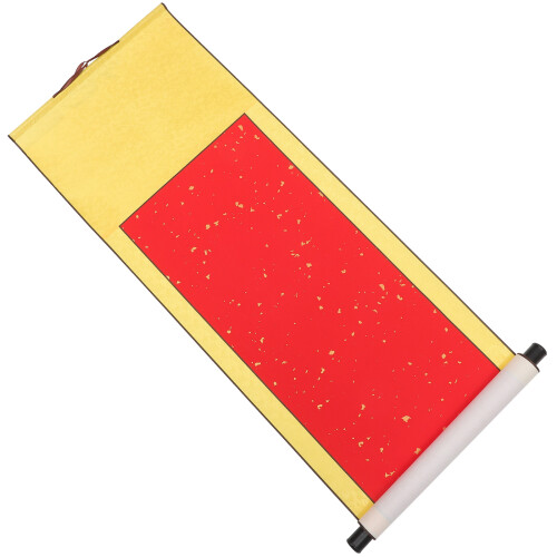 2Pcs Premium Aged Paper Scrolls for Chinese Calligraphy and Wall Art