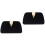 2Pcs Black Elegant Cross Body Bag Multi-Function Coin and Phone Pouch 3