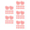 150Pièces Bouchons Oreilles Silicone Rose Multisports Natation 7