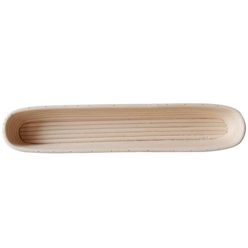 2Pcs Handwoven Rattan Bread Baking Baskets Natural Dough Proofing Tool