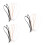 3Sets Assorted Color Bra Accessories for Straps Durable Nylon Holder 7
