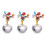 3Pcs Multi Crystal Tree Fengshui Paperweight Car Interior Table Decor 4