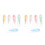 10Sets Eco-Friendly Lens Remover Inserter Assorted Colors Easy Carry 5