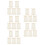5Pcs Ceramic Toothpick Dispenser White Household Storage Box 6