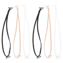 3Sets Assorted Color Bra Accessories for Straps Durable Nylon Holder