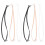 3Sets Assorted Color Bra Accessories for Straps Durable Nylon Holder 1
