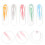 10Sets Eco-Friendly Lens Remover Inserter Assorted Colors Easy Carry 6