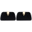 2Pcs Black Elegant Cross Body Bag Multi-Function Coin and Phone Pouch 2