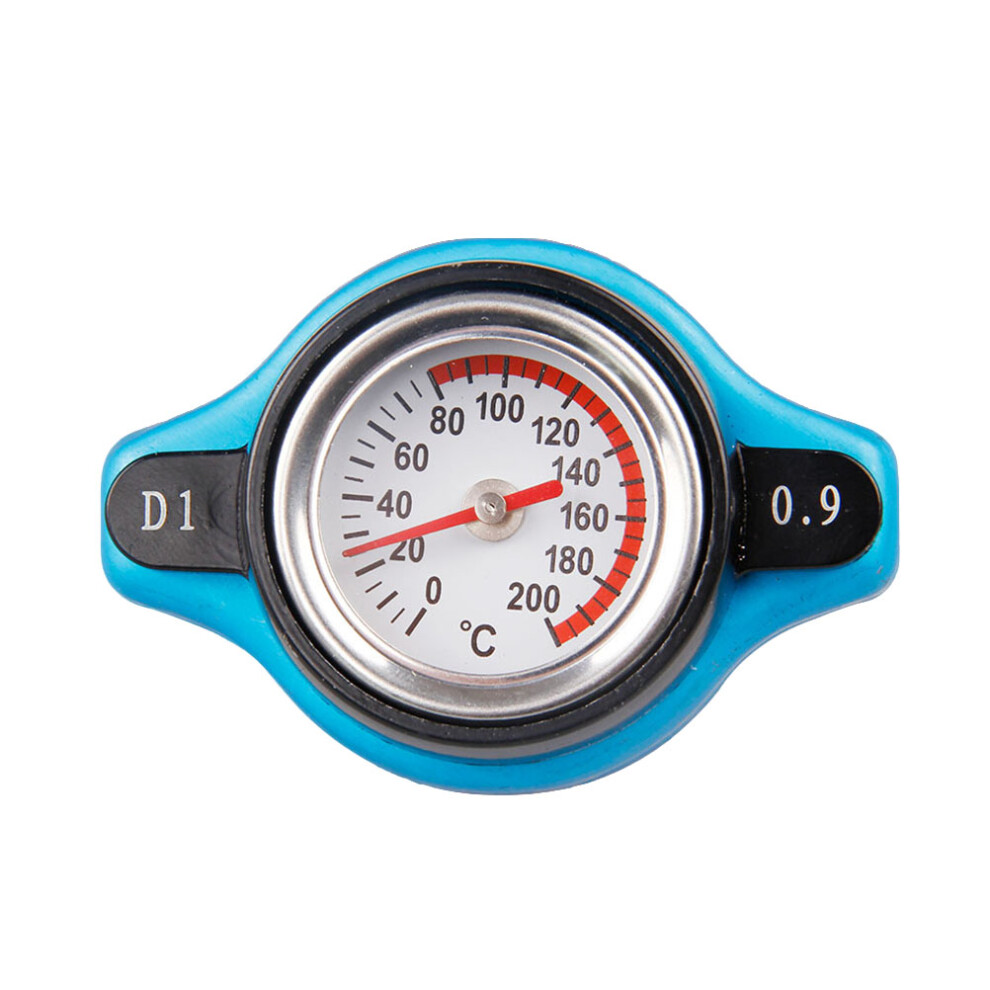3Pcs Car Thermostatic Radiator Cap With Temp Meter Easy Read Gauge 3342071393764