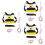 3Sets Toddler Anti Lost Strap Adjustable Harness with Assorted Colors 6