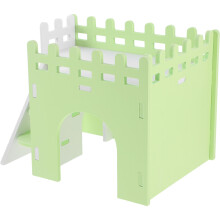 4Sets Light Green PVC Hamster Hideout House for Guinea Pig and Rat