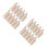 200Pcs Assorted Color Plastic Drawing Brushes Lightweight for Painting 9