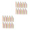 200Pcs Assorted Color Plastic Drawing Brushes Lightweight for Painting 5
