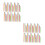 200Pcs Assorted Color Plastic Drawing Brushes Lightweight for Painting 4