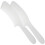 10Pcs White Small Plastic Cutting Combs Precision Hairdressing Tools 7