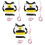 3Sets Toddler Anti Lost Strap Adjustable Harness with Assorted Colors 4