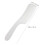 10Pcs White Small Plastic Cutting Combs Precision Hairdressing Tools 10