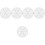 5Pcs Lightweight Silver Stainless Steel Steamer Rack Kitchen Accessory 4