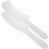 10Pcs White Small Plastic Cutting Combs Precision Hairdressing Tools 2