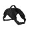 3Pcs Black Puppy Mesh Harness with Quick-Release for Medium Large Dogs 1