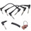 24Pcs Bass Guitar Patch Cables Durable PVC Flat Design 9