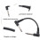 24Pcs Bass Guitar Patch Cables Durable PVC Flat Design 6