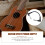24Pcs Bass Guitar Patch Cables Durable PVC Flat Design 5
