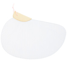 4St Witte DIY Papieren Vouwwaaier Handwaaier Voor Decoratie