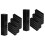 30Pcs DIY Black Paper Lipstick Wrapping Boxes Empty Lip Balm Holders 5