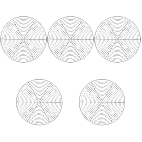 5Pcs Lightweight Silver Stainless Steel Steamer Rack Kitchen Accessory 2