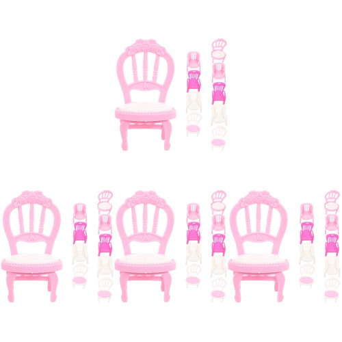 40Pièces Petits Meubles Plastique Jouets Miniature 2