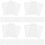 40Pcs White Plastic Woven Mesh Sheets Multi-Function for Needlework 6