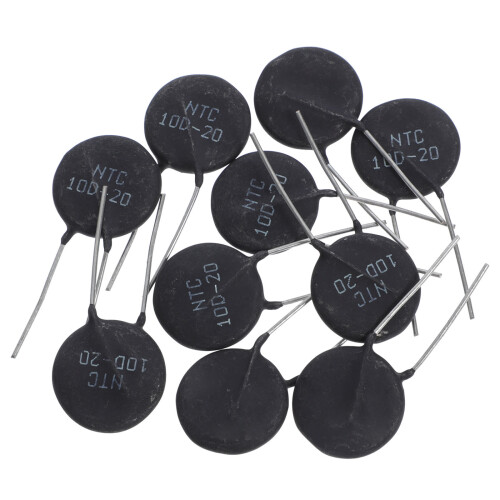 20Pcs Black Ntc Thermistor Temperature for Current Limiters 2