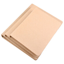 6St Khaki Kraft Notitieboek Ringband Bescherming Met Metaal