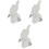 3Pcs Crystal Thumb Trophy Award for Winner Celebration 5