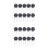 20Pcs Black Ntc Thermistor Temperature for Current Limiters 10