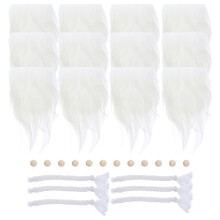 4Sets Naturale Gnoom Baarden En Vlechten Set Voor En Decor