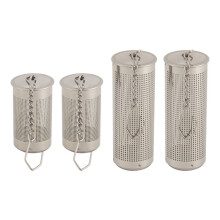 4 Stuks Thee-Eitjes voor Losse Thee, Theefilter met Deksel, Roestvrijstalen Theezeefje met Kettinghaak, Grote Theezeefbal