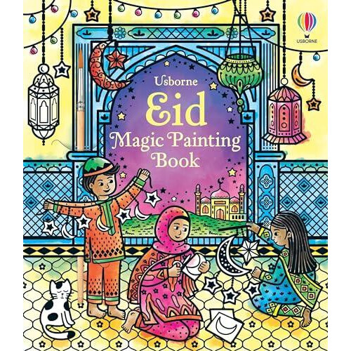Eid Magic Painting Book by Usborne Paperback Book