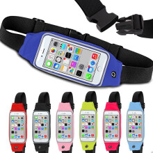 (black, 5.5") Sports Running Waist Pack Mobile Phone Pocket Case Camping Hiking Sports Bag