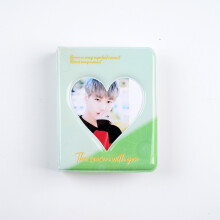 (Green) Pockets Photocard 36 Binder Sleeves Holder Mini Photo Album Cards Lomo Polaroid