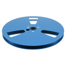 7-Zoll leere Bandspule 3 Löcher blaue Aluminiumlegierung