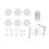 RGB Wall Light Panel 6 Sets WiFi APP Voice Control Music Sync 3