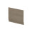 Balterley 750mm Bath MFC End Panel & Plinth - Woodgrain Solace Oak 1