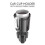 Car Cup Holder with Adjustable Base for Beverage Bottles Cup Station Car Cup Holder Extender Adjustable All Purpose 3